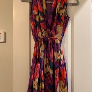 Aqua colorful party dress